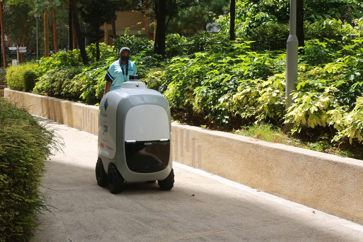 Activ&nbsp;OTSAW 與 foodpanda (美食速遞平臺) 合作，使用自動配送推動未來配送模式的發(fā)展